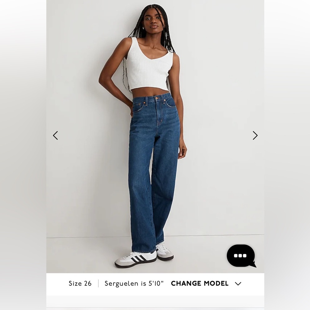Madewell Baggy Straight Jeans